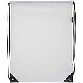 Evergreen GRS recycled non-woven drawstring bag 5L, white