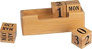 Everlasting bamboo desk calendar
