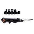 Excalibur tool with bit set, black