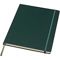 Executive A4 hard cover notebook, green