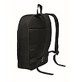 Expandable 600D RPET backpack, black