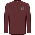 Extreme long sleeve mens t-shirt, berry red