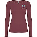 Extreme long sleeve womens t-shirt, berry red