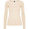 Extreme long sleeve womens t-shirt, sand