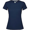 Extreme short sleeve womens t-shirt, navy