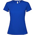 Extreme short sleeve womens t-shirt, royal blue