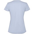 Extreme short sleeve womens t-shirt, zen blue