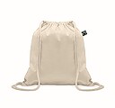 Fairtrade cotton drawstring bag