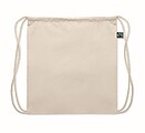 Fairtrade cotton drawstring bag