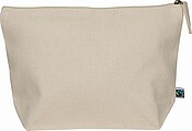 Fairtrade cotton toiletry bag