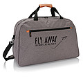 Fashion duo tone travel bag, grey