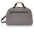Fashion duo tone travel bag, grey