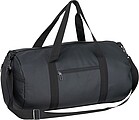 Faux leather weekender, black