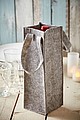 Felt bottle bag CABERNET