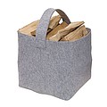 Felt firewood bag 