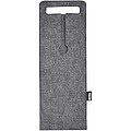 Felta 75 cl GRS recycled felt wine bag, medium grey