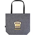 Felta GRS recycled felt gusset tote bag 20L, medium grey