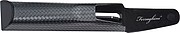 Ferraghini ballpen with twist mechanism with cloth cover in artificial leather case, black