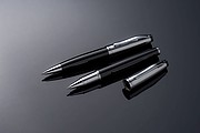Ferraghini writing set with a ballpen and a rollerball pen, black