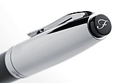 Ferraghini writing set with a ballpen and a rollerball pen, black