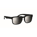Festival sunglasses UV400, shiny silver
