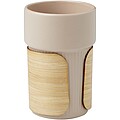 Fika 340 ml tumbler with bamboo sleeve, oatmeal
