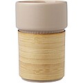 Fika 340 ml tumbler with bamboo sleeve, oatmeal