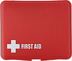 First aid kit in a plastic box, 10pc