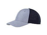 Fitmesh cap, grey/black