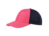 Fitmesh cap, red/black