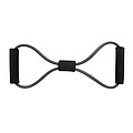 Fitness 8 shape exercise band in pouch, grey