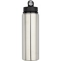 Fitz 800 ml RCS recycled single wall stainless steel water bottle, grey