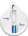 Five minute shower sand timer White