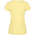 Fiyi short sleeve womens t-shirt, yellow