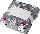 Flannel fleece blanket (260 gm/2), made of 100% polyester.