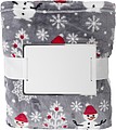 Flannel fleece blanket (260 gm/2), made of 100% polyester.