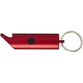 Flare RCS recycled aluminium IPX LED light and bottle opener with keychain