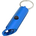 Flare RCS recycled aluminium IPX LED light and bottle opener with keychain