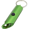 Flare RCS recycled aluminium IPX LED light and bottle opener with keychain