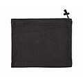 Fleece multiuse beanie, black