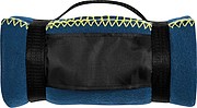 Fleece picnic and sofa blanket, dark blue