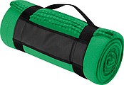 Fleece picnic and sofa blanket, green