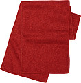 Fleece scarf.Red