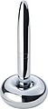Floating pen with matching chrome base., grey