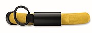 Floating wristband key ring, yellow