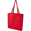 Florida 270 g/m2 GRS recycled gusset tote bag 14L, red