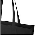 Florida 270 g/m2 GRS recycled gusset tote bag 14L, solid black