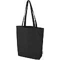 Florida 270 g/m2 GRS recycled tote bag 10L, solid black