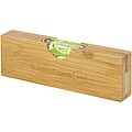 Flush bamboo spirit level with bottle opener