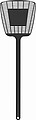 Fly swatter made of plastic